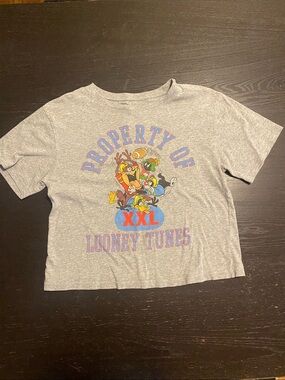 Warner Bros. Grey Looney Tunes 'Property Of' Graphic Tee
